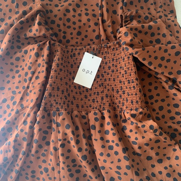 OPT Shopbop smocked midi maxi dress - Picture 4 of 5